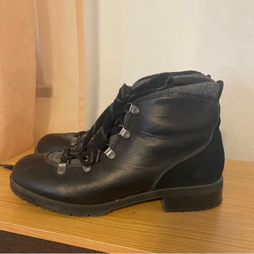 Lace up Biker boots